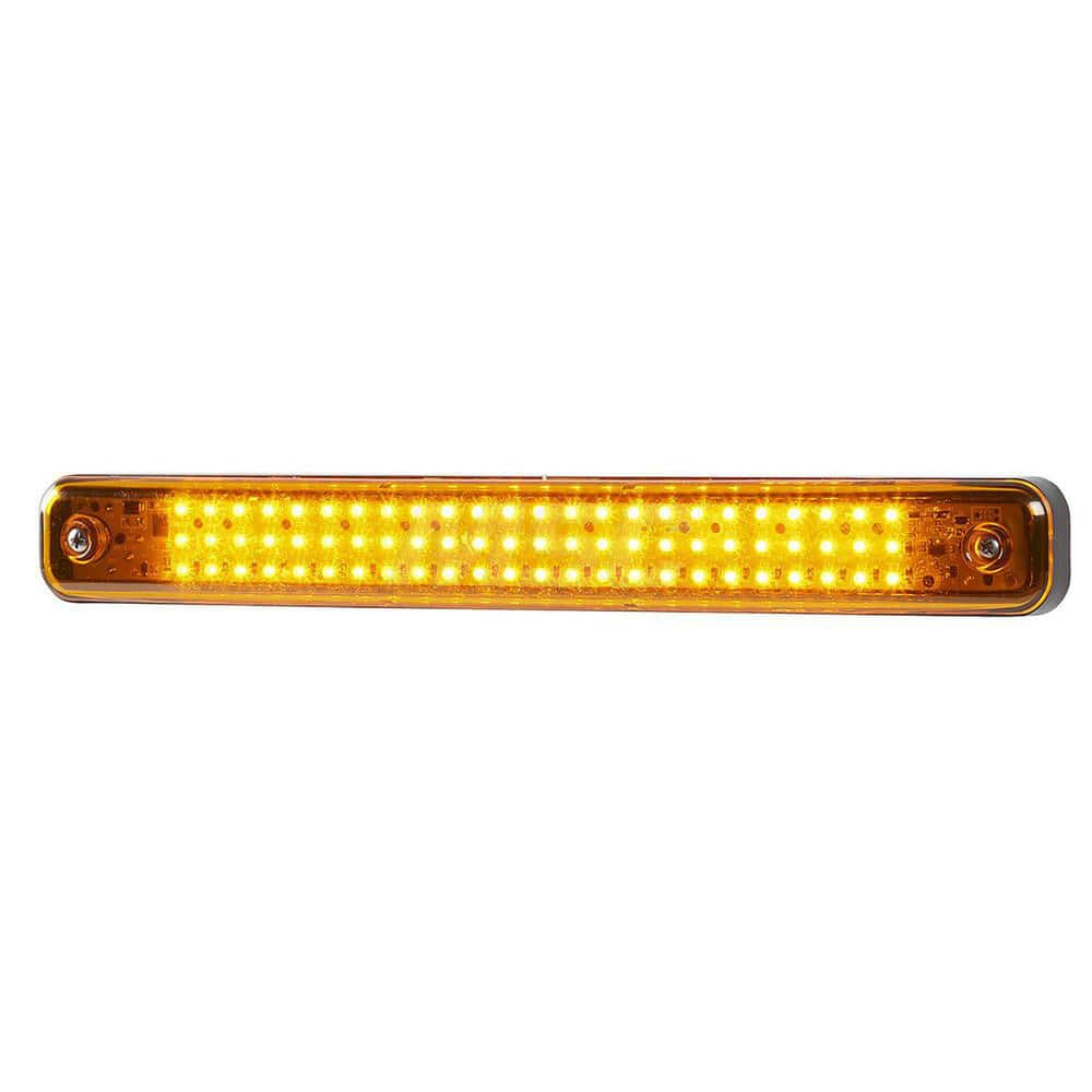 Emergency Light Assemblies; Type: Led Light Stick; Flash Rate: Variable; Flash Rate (FPM): 11; Mount: Surface; Color: Amber; Power Source: 12-24V DC