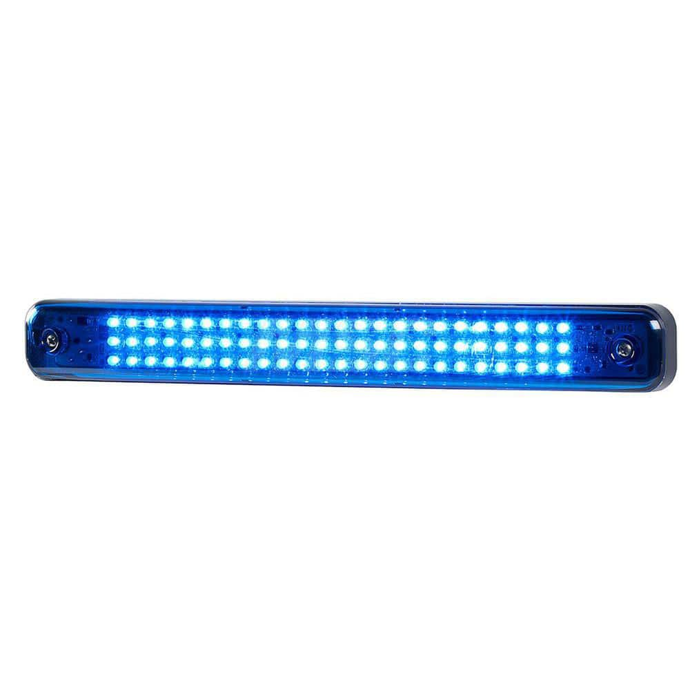 Emergency Light Assemblies; Type: Led Light Stick; Flash Rate: Variable; Flash Rate (FPM): 11; Mount: Surface; Color: Blue; Power Source: 12-24V DC