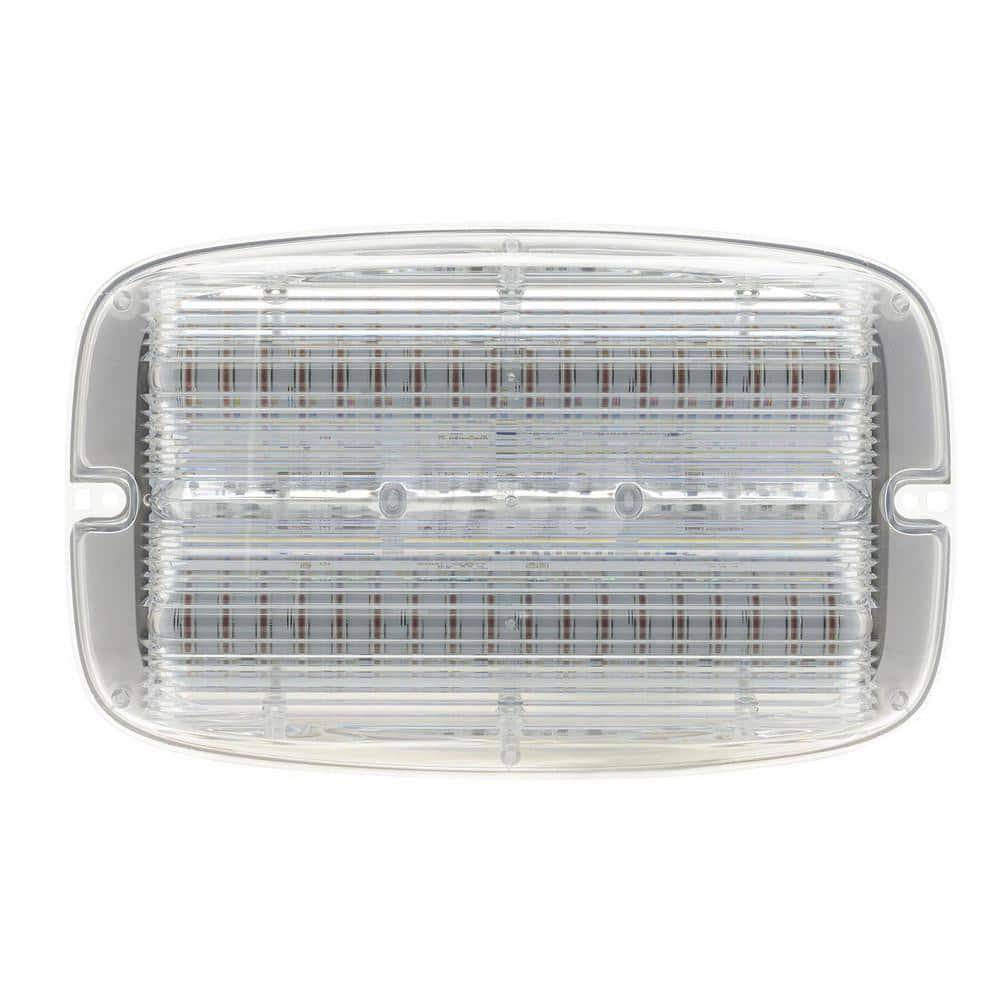 Emergency Light Assemblies; Type: Flashing Led Warning; Flash Rate: Variable; Flash Rate (FPM): 13; Mount: Surface; Color: White; Power Source: 12 Volt DC