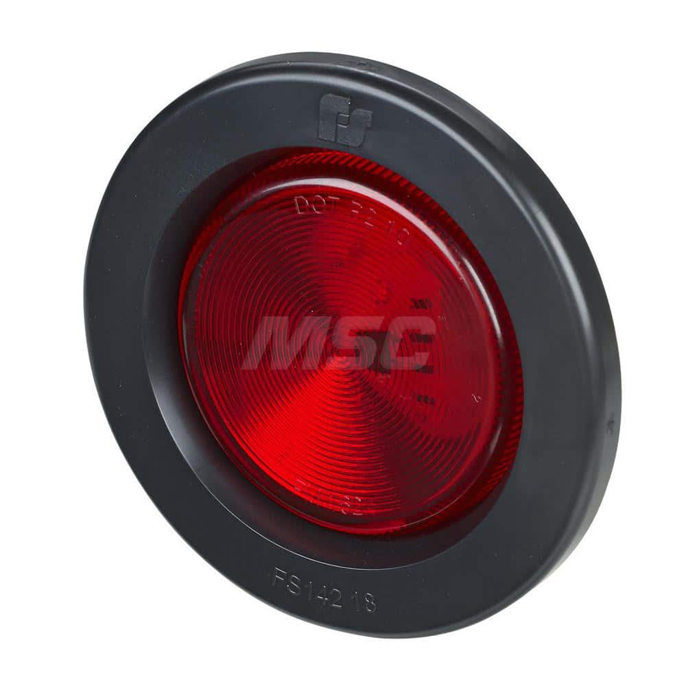 Emergency Light Assemblies; Type: Flush Mount Led Warning Light; Flash Rate: 71 Quad Flash; Flash Rate (FPM): 71 Quad Flash; Mount: Flush Mount; Color: Red; Power Source: 12-24V DC; Shape: Round; Specifications: ECE, DOT REQUIREMENTS