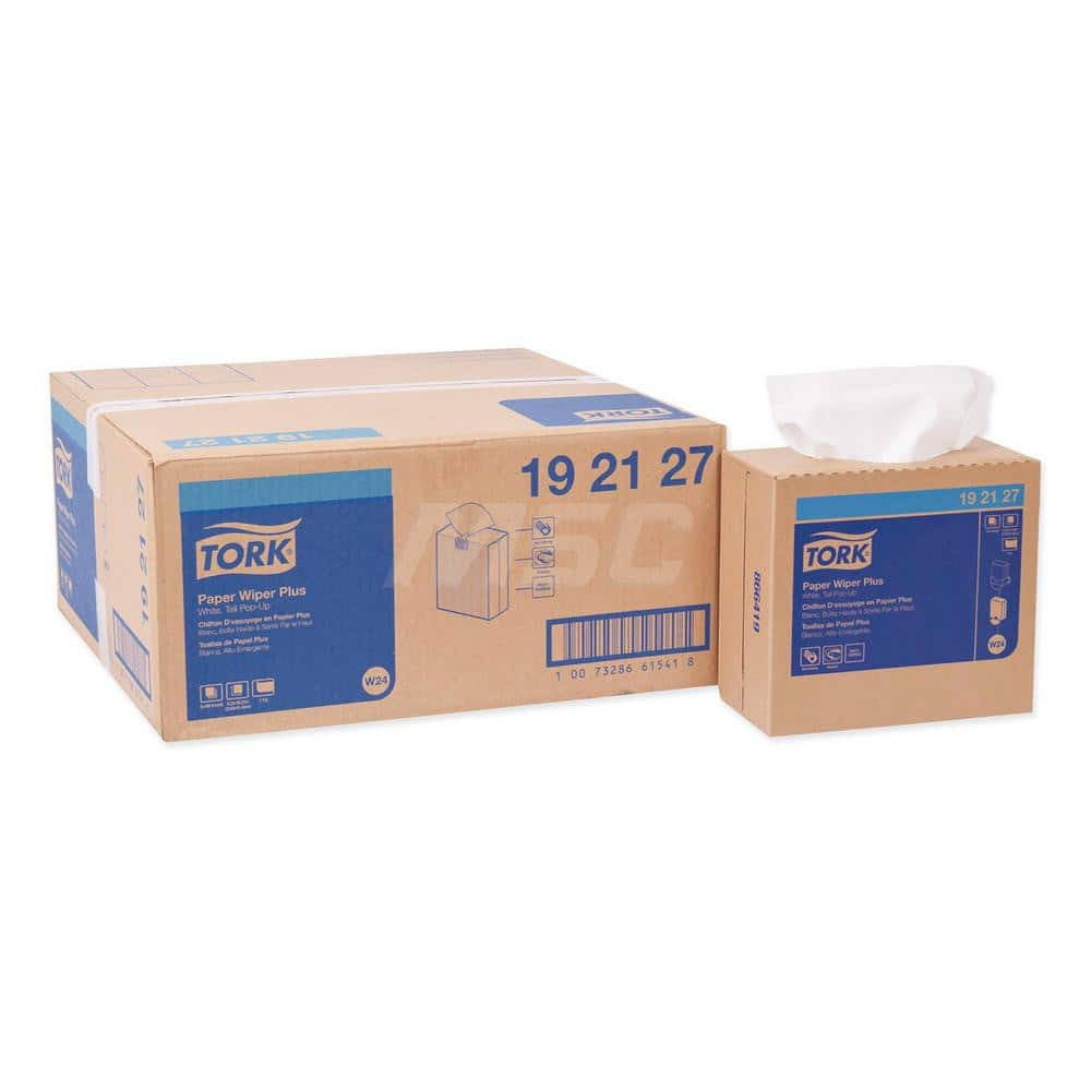 General Purpose Wipes: Pop-Up, 16.25 x 9.25″ Sheet, White