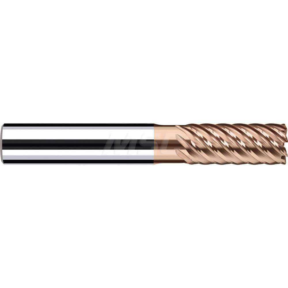 Corner Radius End Mill: 0.3937″ Dia, 0.8661″ LOC, 0.0197″ Radius, 8 Flutes, Solid Carbide 2.8346″ OAL, 0.3937″ Shank Dia, 45 ° Helix, Duro-Si Coated, Corner Radius End, Centercutting, Series Xspeed-H