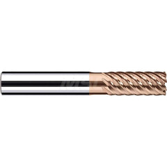 Corner Radius End Mill: 0.4724″ Dia, 0.5118″ LOC, 0.0197″ Radius, 8 Flutes, Solid Carbide 3.2677″ OAL, 0.4724″ Shank Dia, 45 ° Helix, Duro-Si Coated, Corner Radius End, Centercutting, Series Xspeed-H