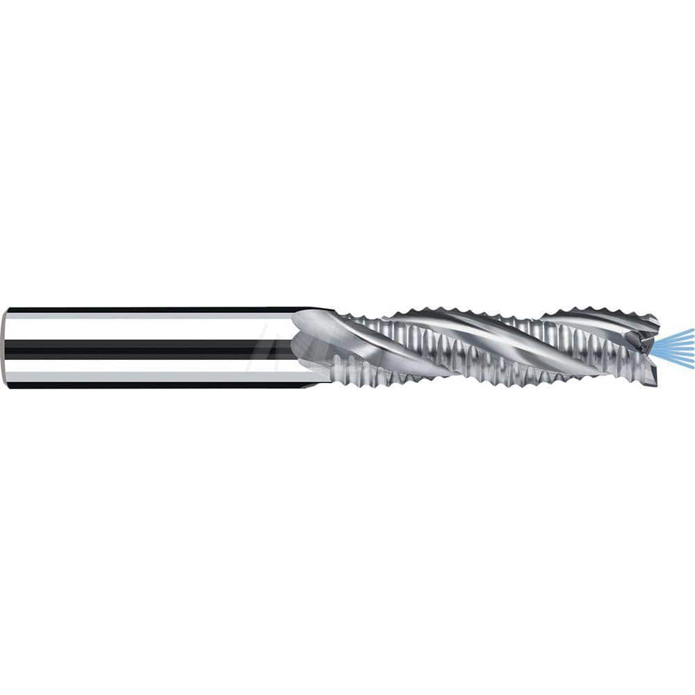 Roughing End Mills; Mill Diameter (mm): 10.00; Mill Diameter (Decimal Inch): 0.3937; Number of Flutes: 3; Pitch: Normal; Length of Cut (mm): 34.0000; Length of Cut (Decimal Inch): 1.3386; Shank Diameter (Inch): 0.3937; Shank Diameter (mm): 0.3937; 10.0000