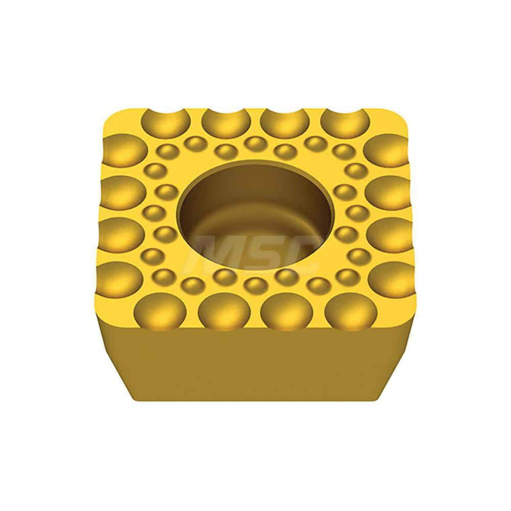 Indexable Drill Insert: 03 BK8430, Carbide TiAIN & TiN Finish, Square