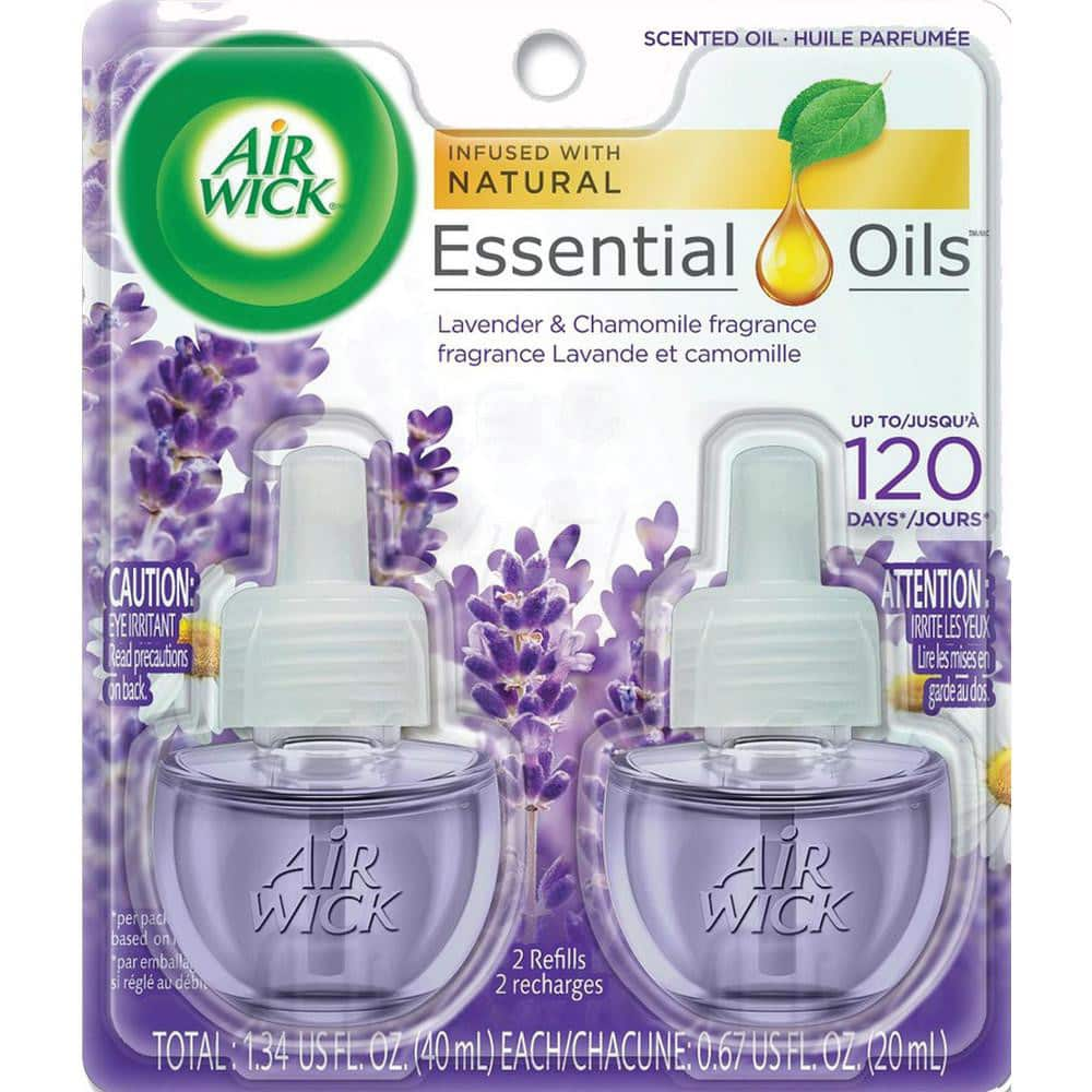 0.67OZ LAVENDER 2/PK SCENTED OIL REFILL Scented Oil