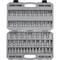 Torx Bit Socket Set: 52 Pc, 1/2″ Drive