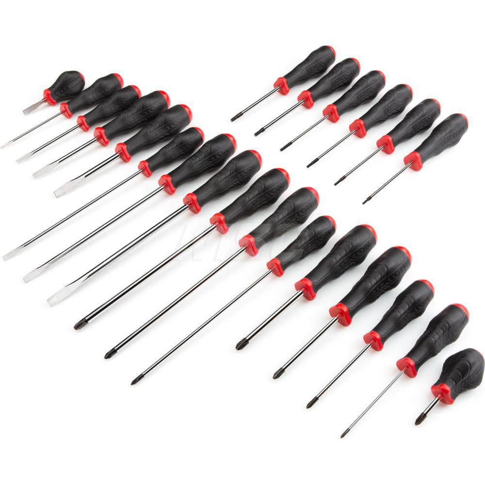 Screwdriver Set: 22 Pc, Phillips, Slotted & Torx