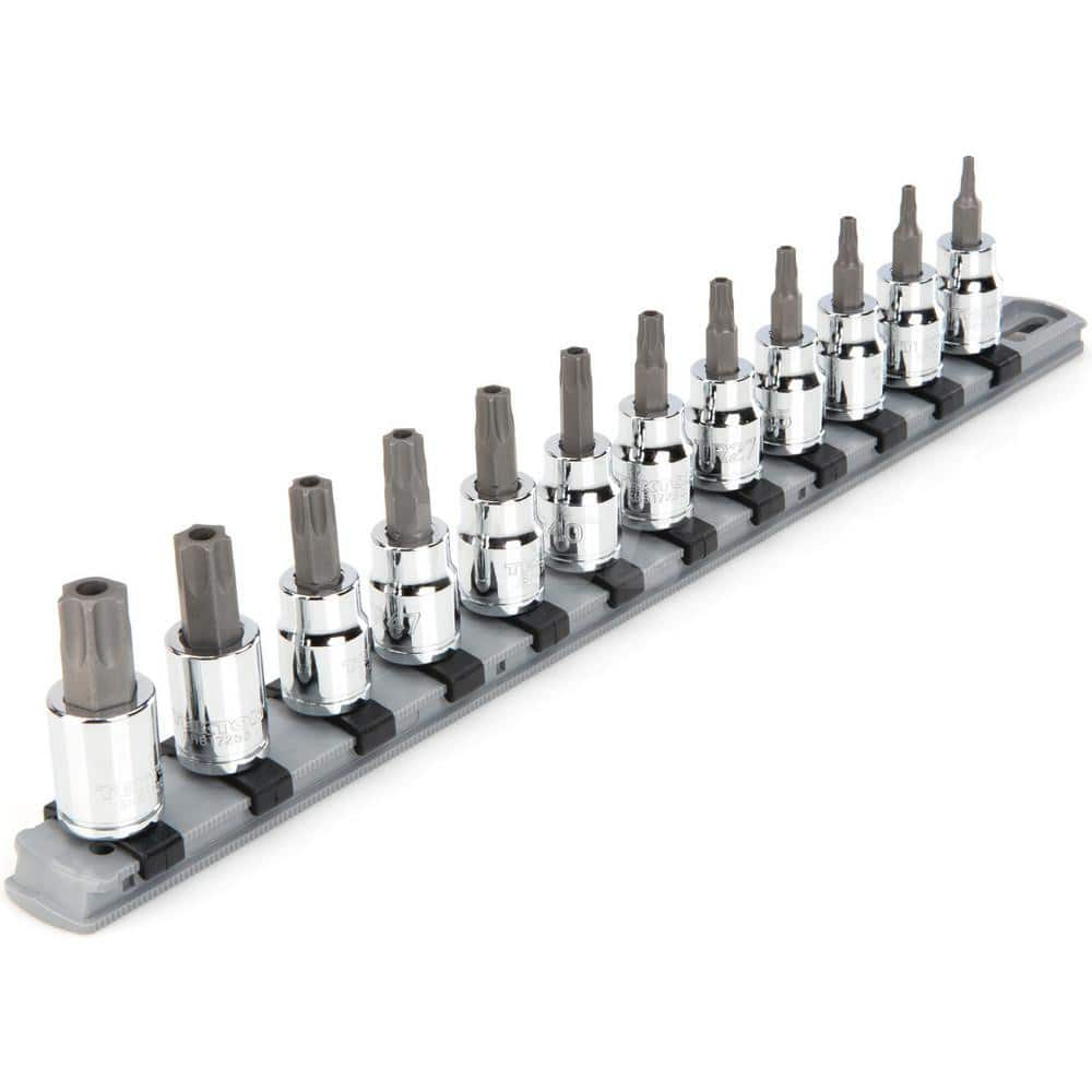 Torx Bit Socket Set: 12 Pc, 3/8″ Drive