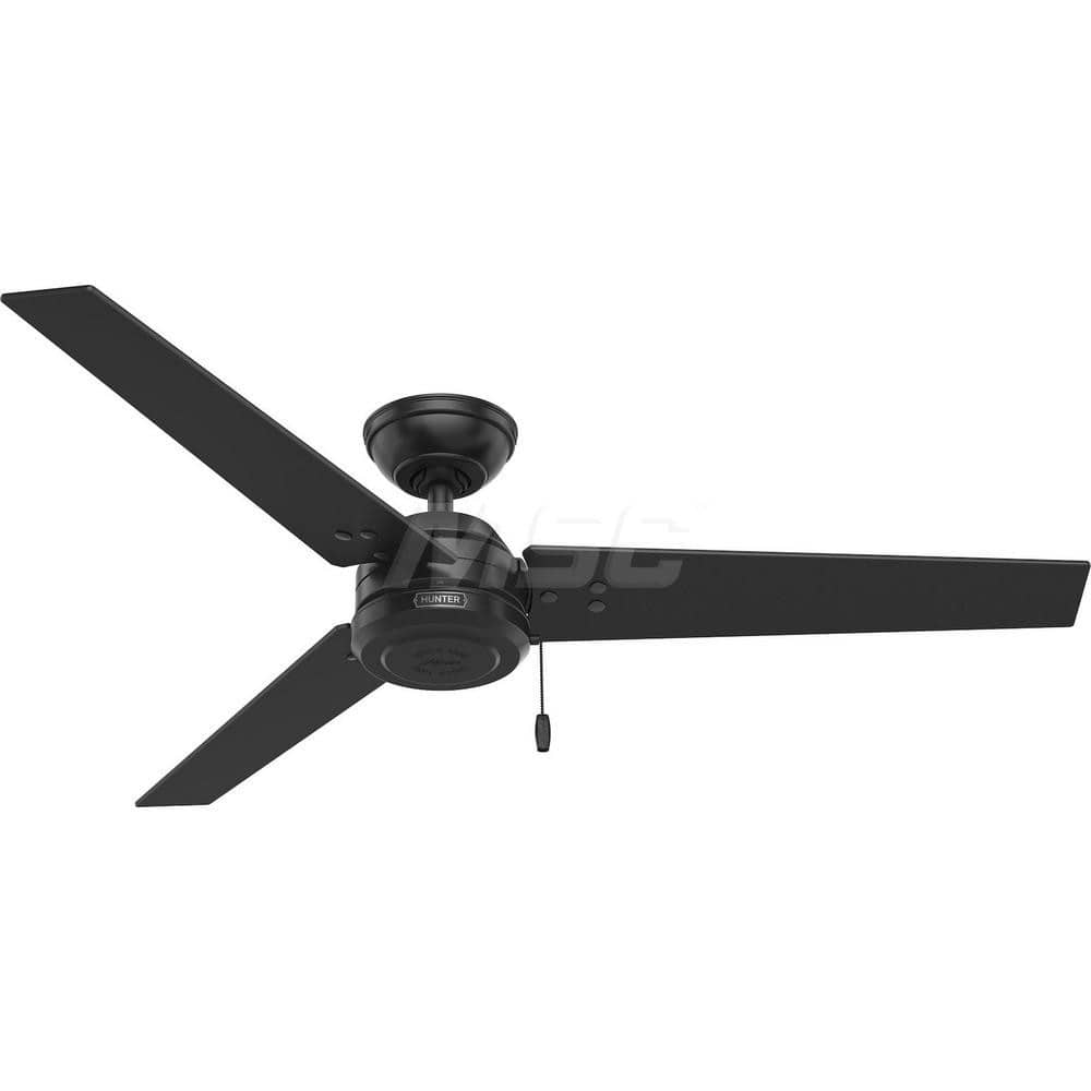 Ceiling Fans; Fan Diameter: 52 in; Ceiling Fan Type: Residential; Air Flow: 3631 CFM; Color: Black; Voltage: 110; Reversible: Yes; Indoor/Outdoor: Outdoor; Indoor; Number of Speeds: 3; Number of Blades: 3; Color: Black