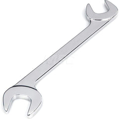 Open End Wrench: Angled & Open End Head, 27 mm Chrome Moly Finish