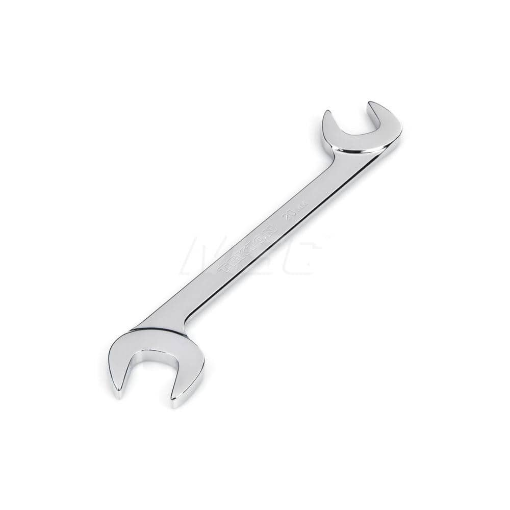 Open End Wrench: Angled & Open End Head, 20 mm Chrome Moly Finish