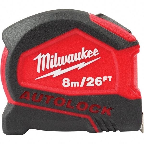 Milwaukee Tool - Tape Measures Length (Feet): 26.00 Width (mm): 27.00 - Benchmark Tooling