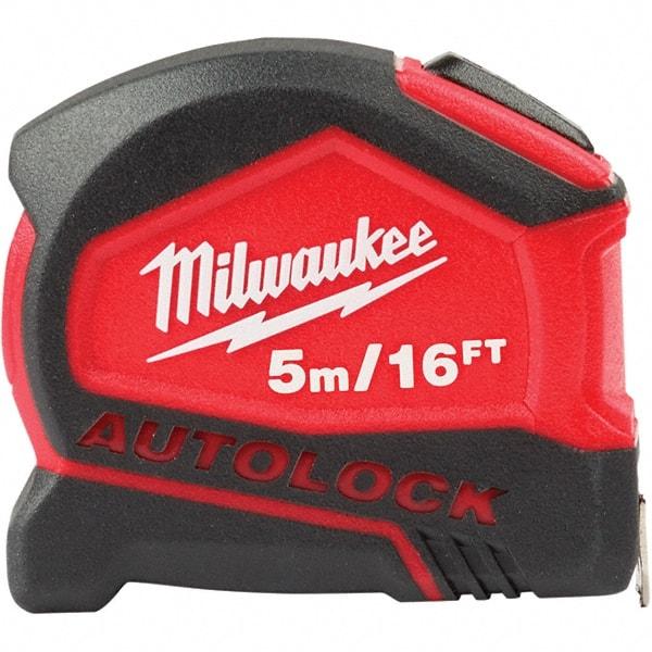 Milwaukee Tool - Tape Measures Length (Feet): 16.00 Width (mm): 27.00 - Benchmark Tooling