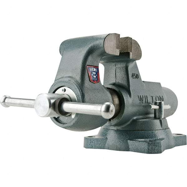 Wilton - Bench Vises Jaw Width (Inch): 6 Jaw Opening Capacity (Inch): 10 - Benchmark Tooling