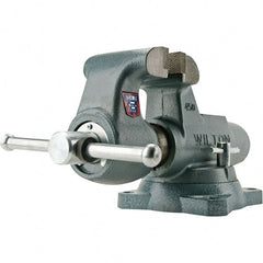 Wilton - Bench Vises Jaw Width (Inch): 4 Jaw Opening Capacity (Inch): 6-1/2 - Benchmark Tooling