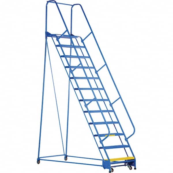 Vestil - 156" High 350 Lb Capacity 12 Step Ladder - Benchmark Tooling