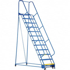 Vestil - 156" High 350 Lb Capacity 12 Step Ladder - Benchmark Tooling