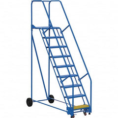 Vestil - 120" High 350 Lb Capacity 9 Step Ladder - Benchmark Tooling