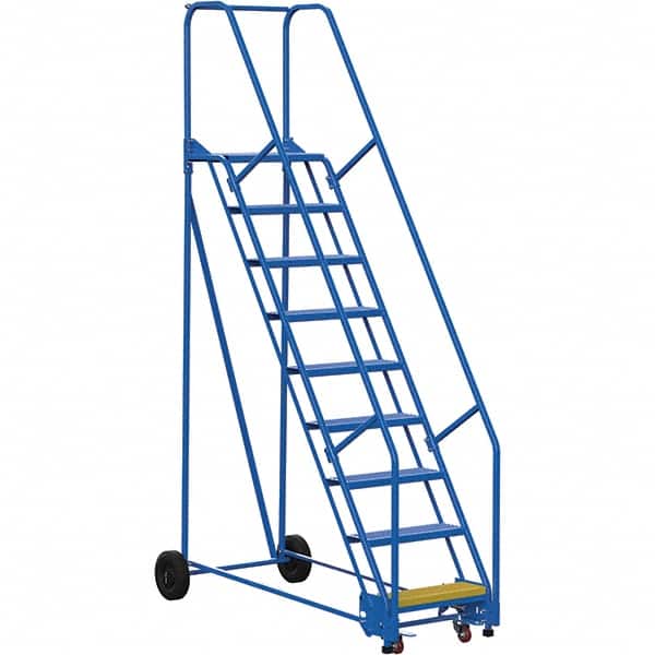Vestil - 120" High 350 Lb Capacity 9 Step Ladder - Benchmark Tooling