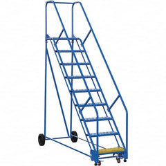 Vestil - 120" High 350 Lb Capacity 9 Step Ladder - Benchmark Tooling