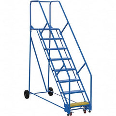 Vestil - 110" High 350 Lb Capacity 8 Step Ladder - Benchmark Tooling