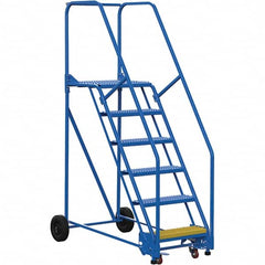 Vestil - 90" High 350 Lb Capacity 6 Step Ladder - Benchmark Tooling
