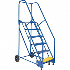 Vestil - 90" High 350 Lb Capacity 6 Step Ladder - Benchmark Tooling