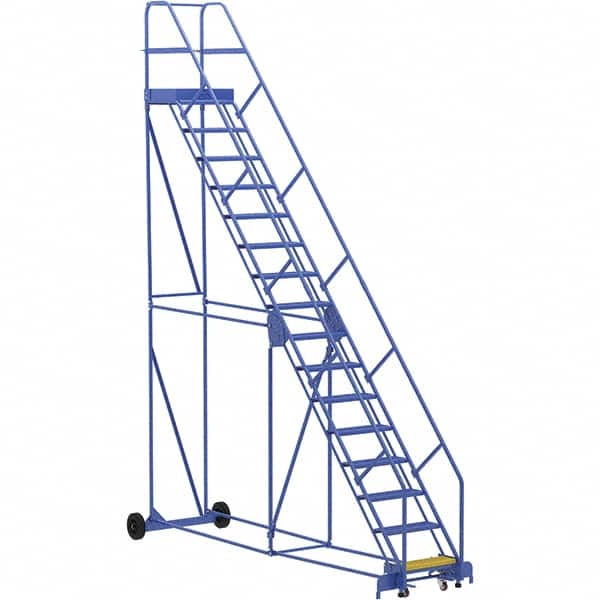 Vestil - 196" High 350 Lb Capacity 16 Step Ladder - Benchmark Tooling