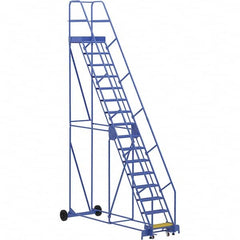 Vestil - 196" High 350 Lb Capacity 16 Step Ladder - Benchmark Tooling