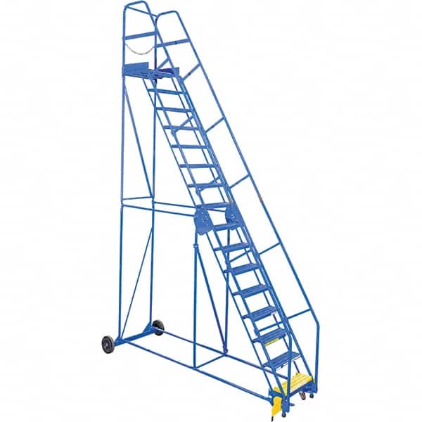 Vestil - 196" High 350 Lb Capacity 16 Step Ladder - Benchmark Tooling