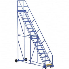Vestil - 196" High 350 Lb Capacity 16 Step Ladder - Benchmark Tooling