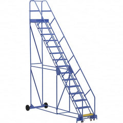 Vestil - 186" High 350 Lb Capacity 15 Step Ladder - Benchmark Tooling
