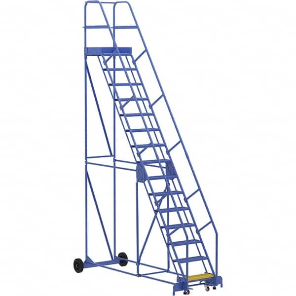 Vestil - 186" High 350 Lb Capacity 15 Step Ladder - Benchmark Tooling