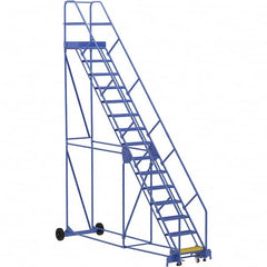 Vestil - 186" High 350 Lb Capacity 15 Step Ladder - Benchmark Tooling