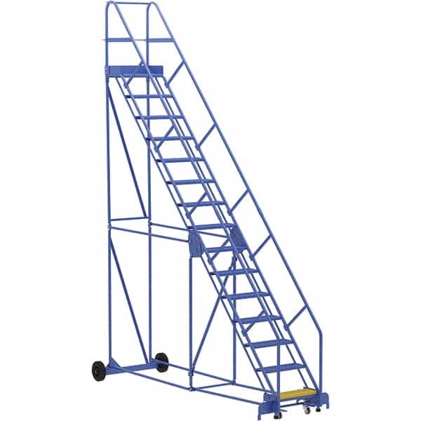 Vestil - 186" High 350 Lb Capacity 15 Step Ladder - Benchmark Tooling