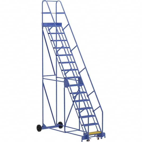 Vestil - 186" High 350 Lb Capacity 15 Step Ladder - Benchmark Tooling