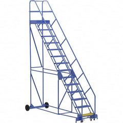 Vestil - 176" High 350 Lb Capacity 14 Step Ladder - Benchmark Tooling