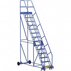 Vestil - 176" High 350 Lb Capacity 14 Step Ladder - Benchmark Tooling