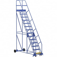 Vestil - 176" High 350 Lb Capacity 14 Step Ladder - Benchmark Tooling
