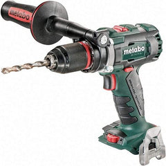 Metabo - 18 Volt 1/2" Chuck Pistol Grip Handle Cordless Drill - 500/1850 RPM, Keyless Chuck, Reversible, Lithium-Ion Batteries Not Included - Benchmark Tooling