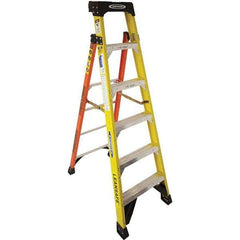 Werner - Step Ladders Type: Step Ladder Height (Feet): 6 - Benchmark Tooling