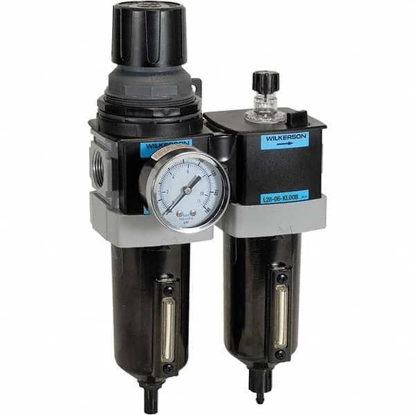 Wilkerson - Filter, Regulator & Lubricator (FRL) Units Configuration: 2 Pc. Filter/Regulator-Lubricator Body Type: Standard - Benchmark Tooling