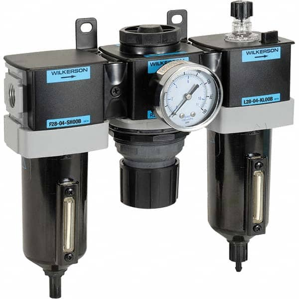 Wilkerson - Filter, Regulator & Lubricator (FRL) Units Configuration: 3 Pc. Filter-Regulator-Lubricator Body Type: Standard - Benchmark Tooling