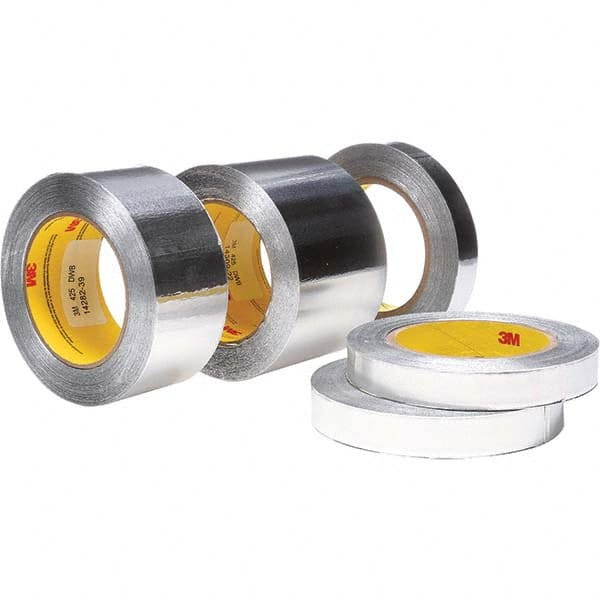 3M - 60 Yd x 1" x 4.6 mil Silver Aluminum Foil Tape - Benchmark Tooling
