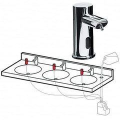 ASI-American Specialties, Inc. - Soap, Lotion & Hand Sanitizer Dispensers Type: Remote Control Mounting Style: Hand Pump - Benchmark Tooling