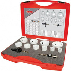 Rothenberger - Hole Saw Kits Minimum Saw Diameter (Inch): 3/4 Maximum Saw Diameter (Inch): 2-1/2 - Benchmark Tooling