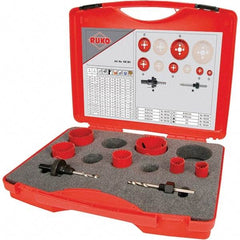 Rothenberger - Hole Saw Kits Minimum Saw Diameter (Inch): 3/4 Maximum Saw Diameter (Inch): 2-1/2 - Benchmark Tooling