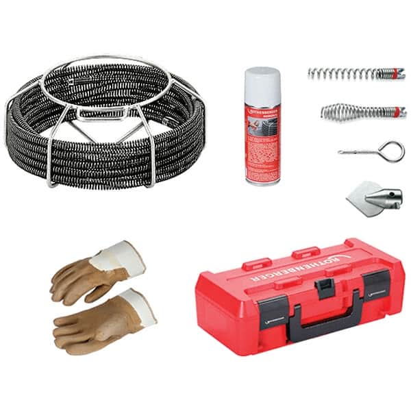 Rothenberger - Drain Cleaning Machine Cutters & Accessories Type: Tool Kit for Drain Cleaner For Use With Machines: Rothenberger R600 Drain Cleaner - Benchmark Tooling