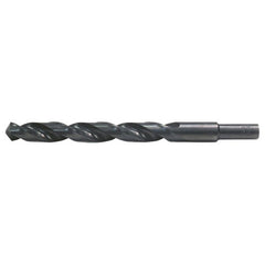 5/8 RHS / RHC HSS 135 Degree Split Point Heavy Duty Jobber Length Drill - Steam Oxide - Exact Industrial Supply